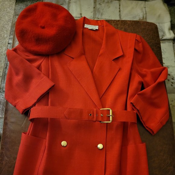 90s Vintage Coat Dress - Picture 1 of 5